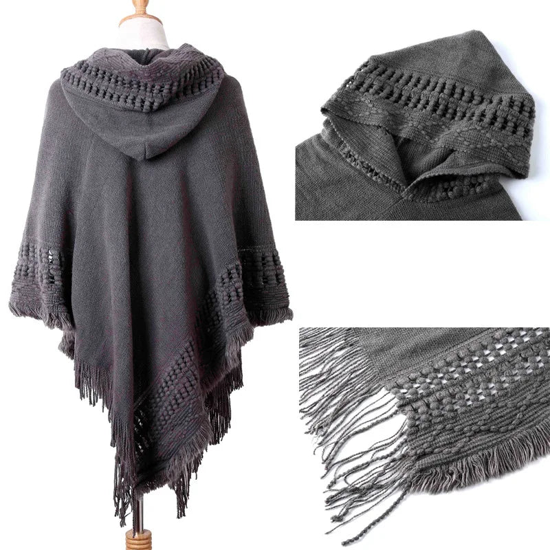 Ladies Tassel Cape