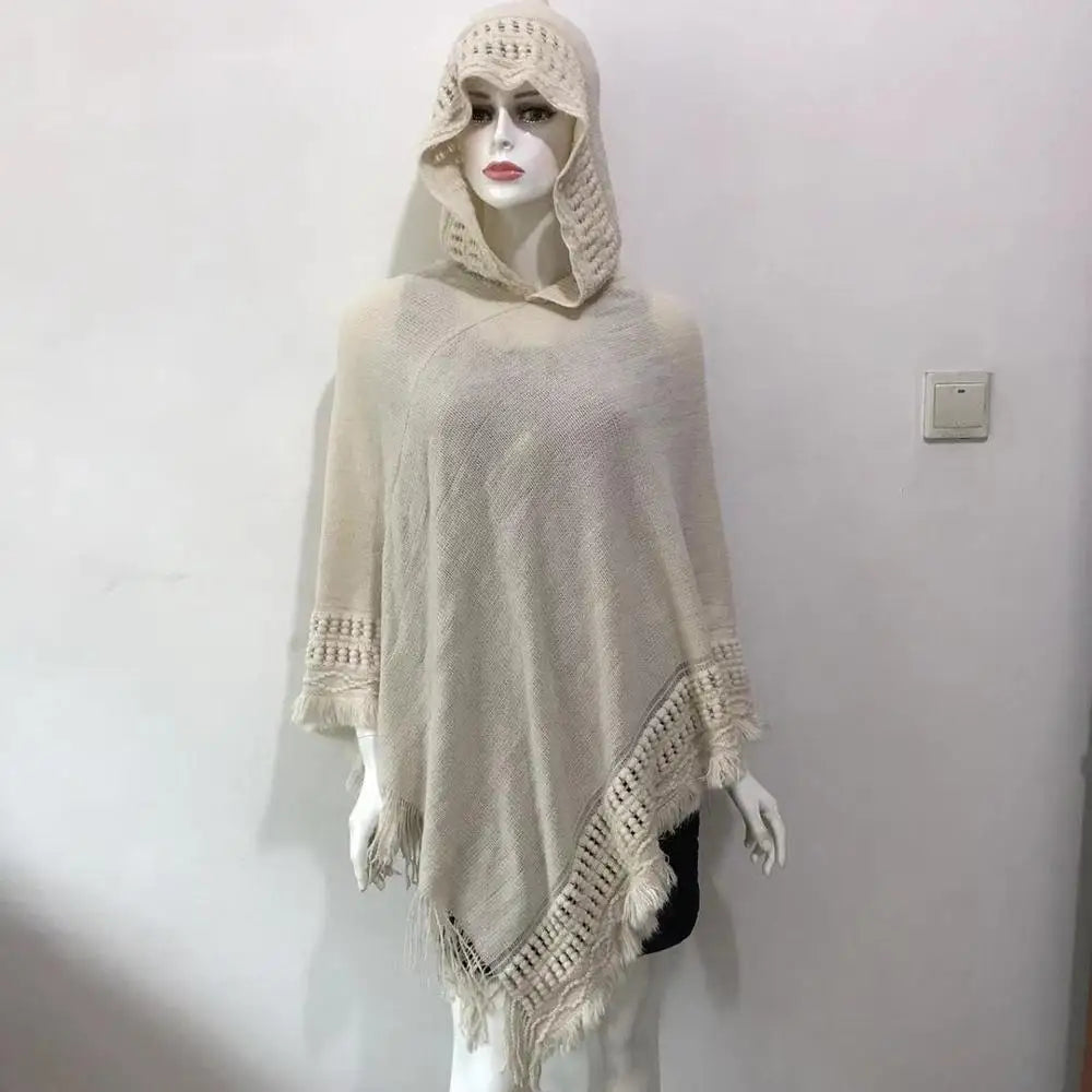 Ladies Tassel Cape