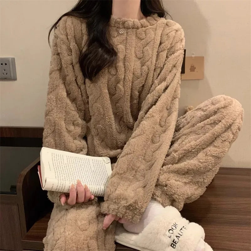 Warm Sleepwear Winter Women