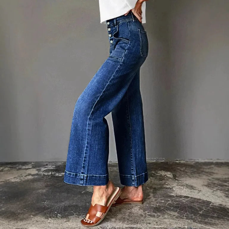 Jean Women Zipper Fly Distressed