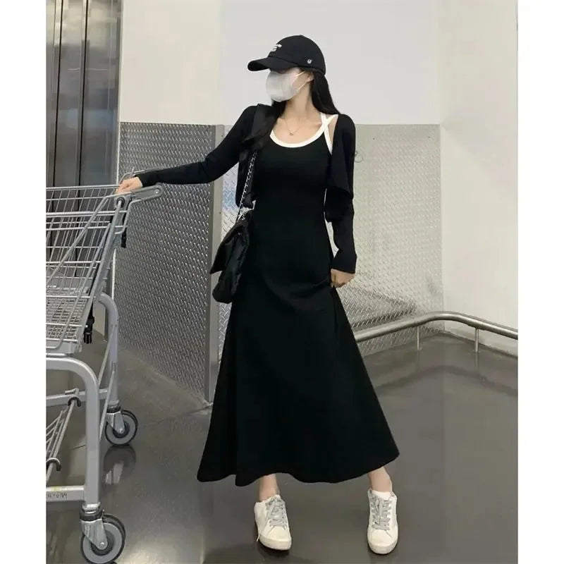 New Fashion Summer Black Dress