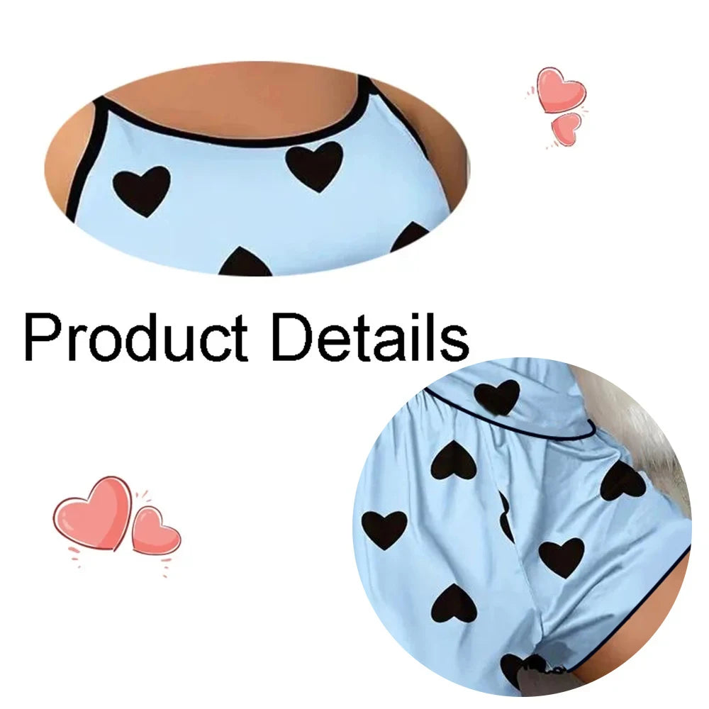 Women's Pajama  T-Shirts Shorts