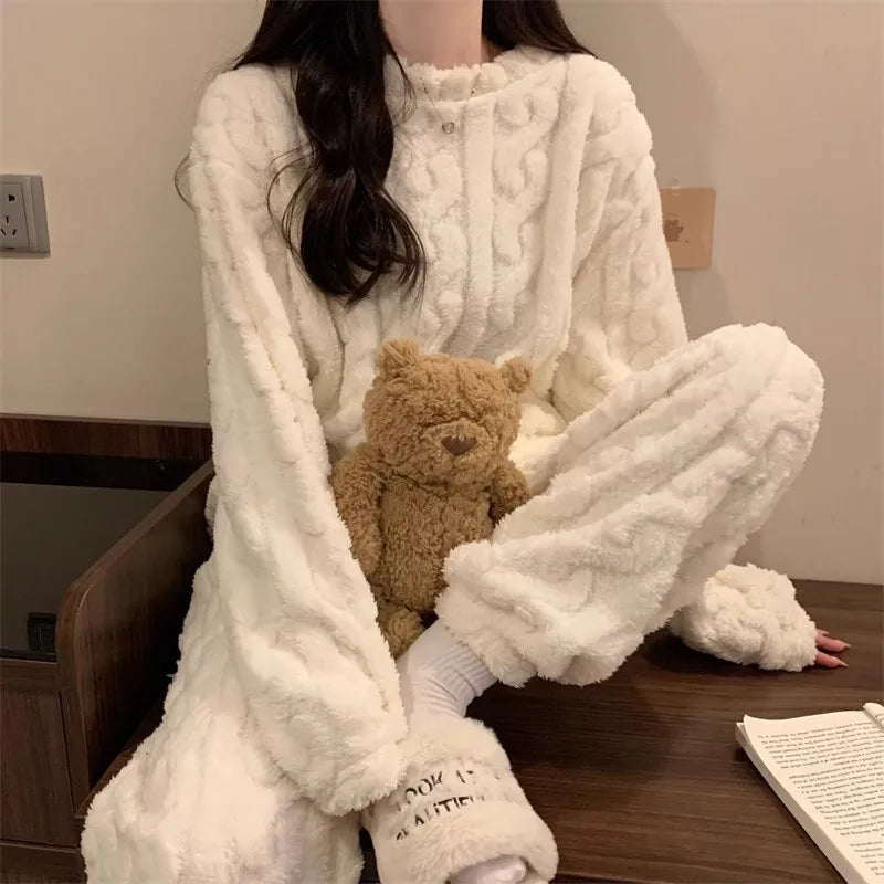 Warm Sleepwear Winter Women