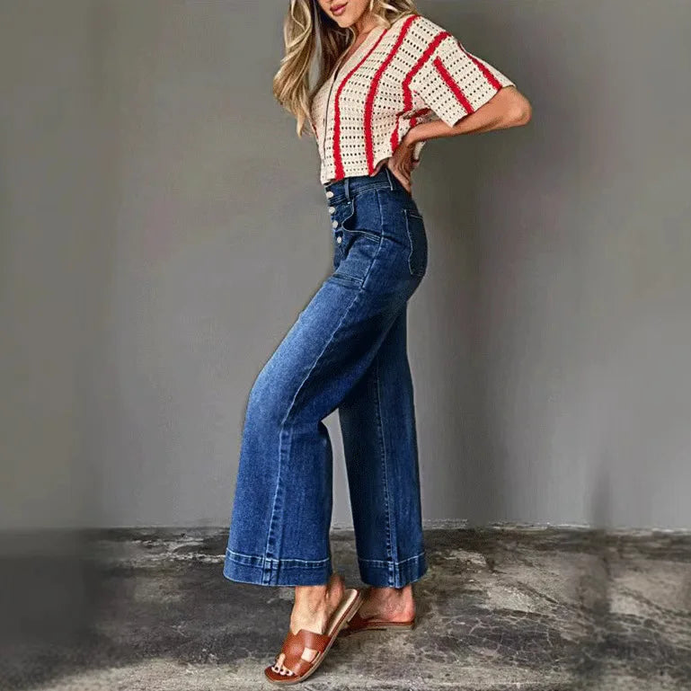 Jean Women Zipper Fly Distressed