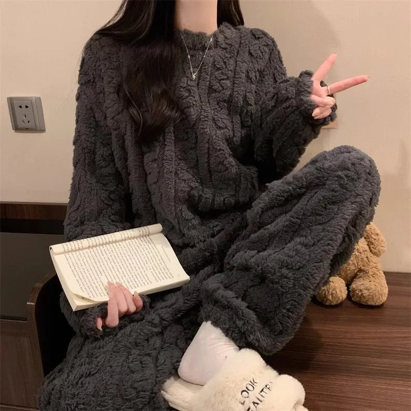 Warm Sleepwear Winter Women