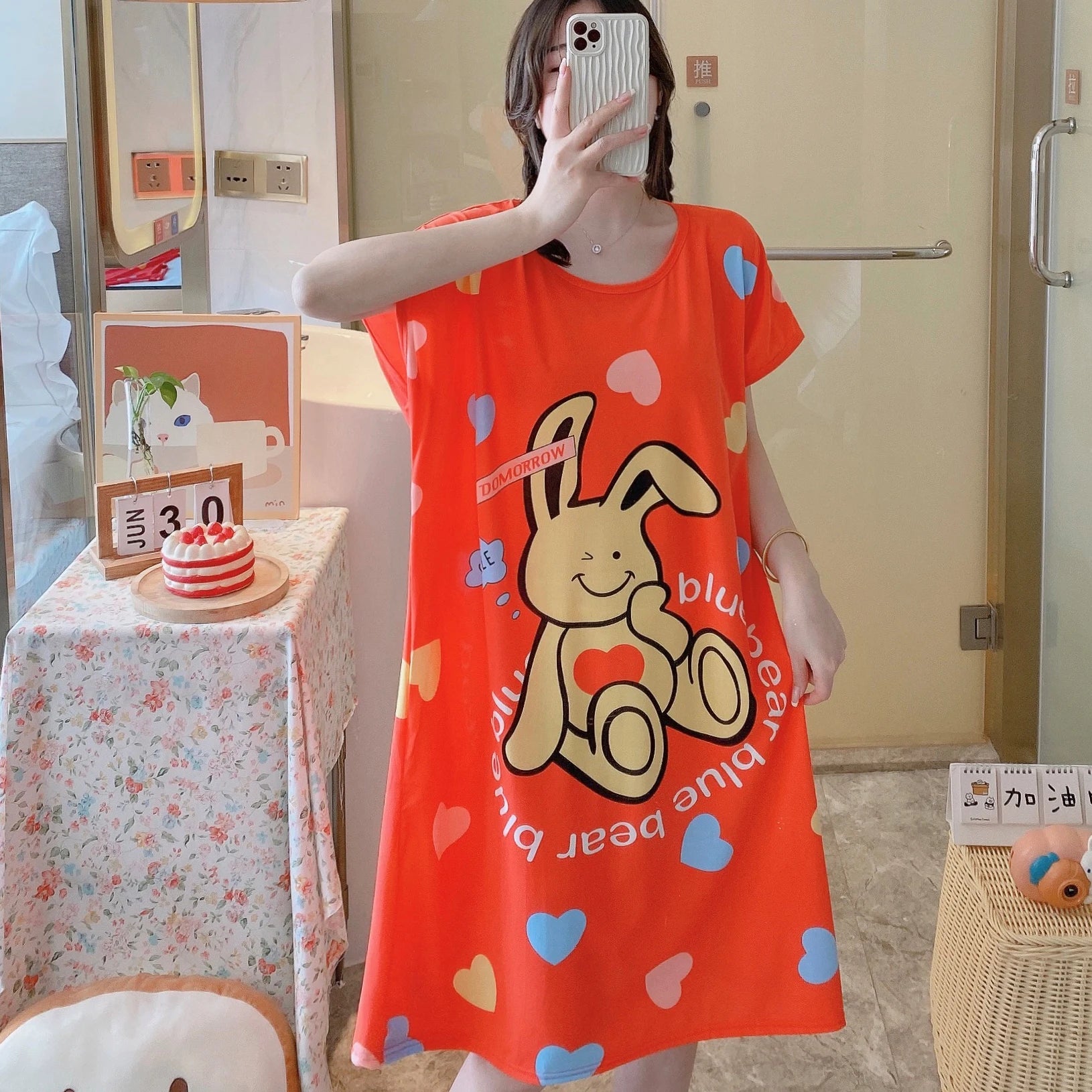 Women's Home Wear, Polyester Pajama