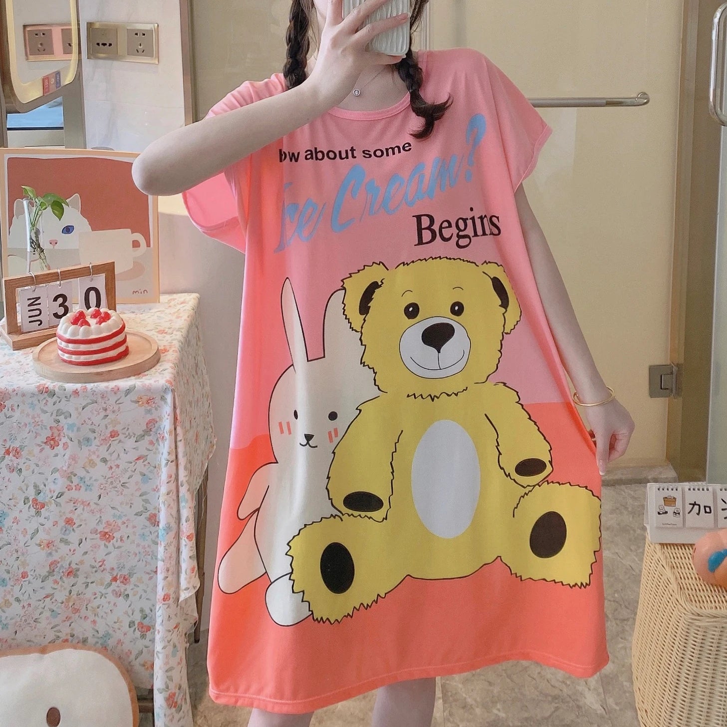 Women's Home Wear, Polyester Pajama