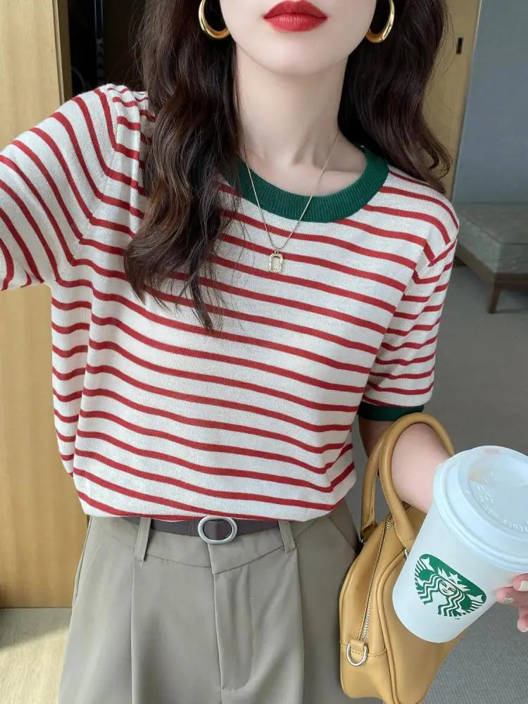 Women Sleeve Wild T-Shirt