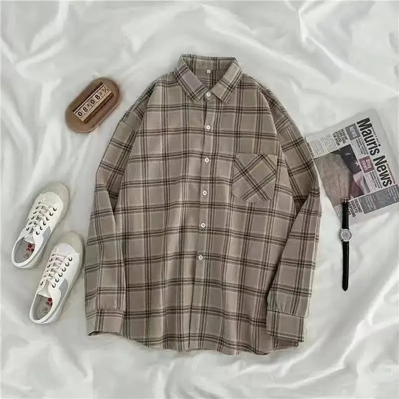 Vintage Plaid Shirts Women