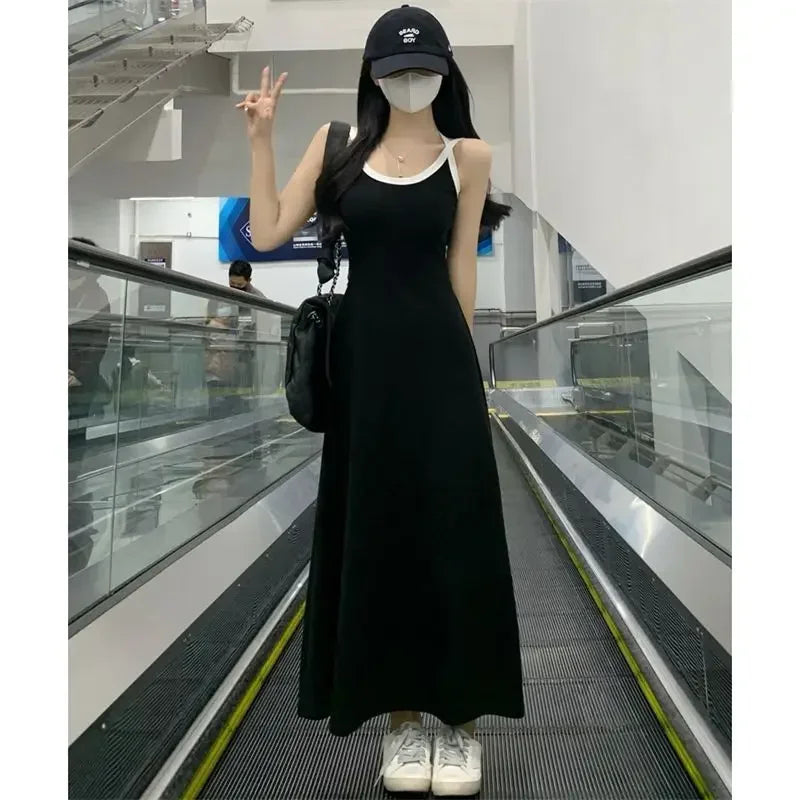 New Fashion Summer Black Dress