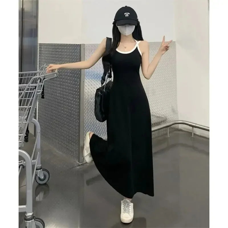 New Fashion Summer Black Dress