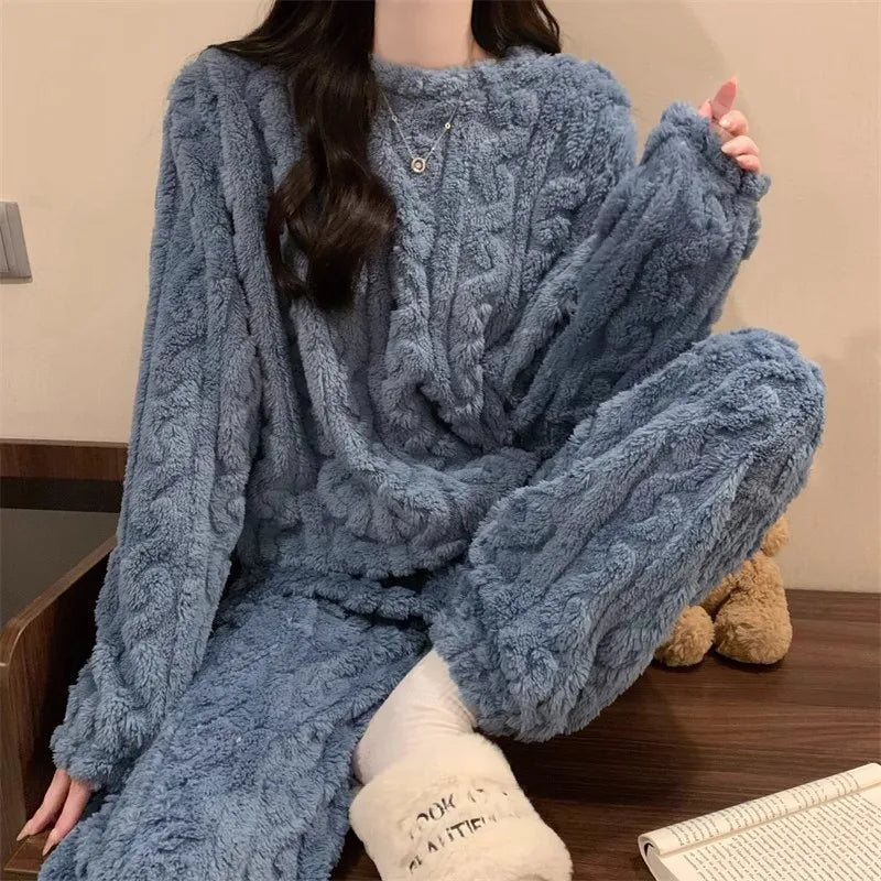 Warm Sleepwear Winter Women