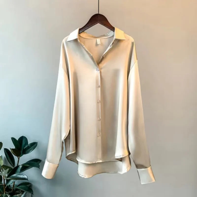 Women White Tops Lady Long Sleeves