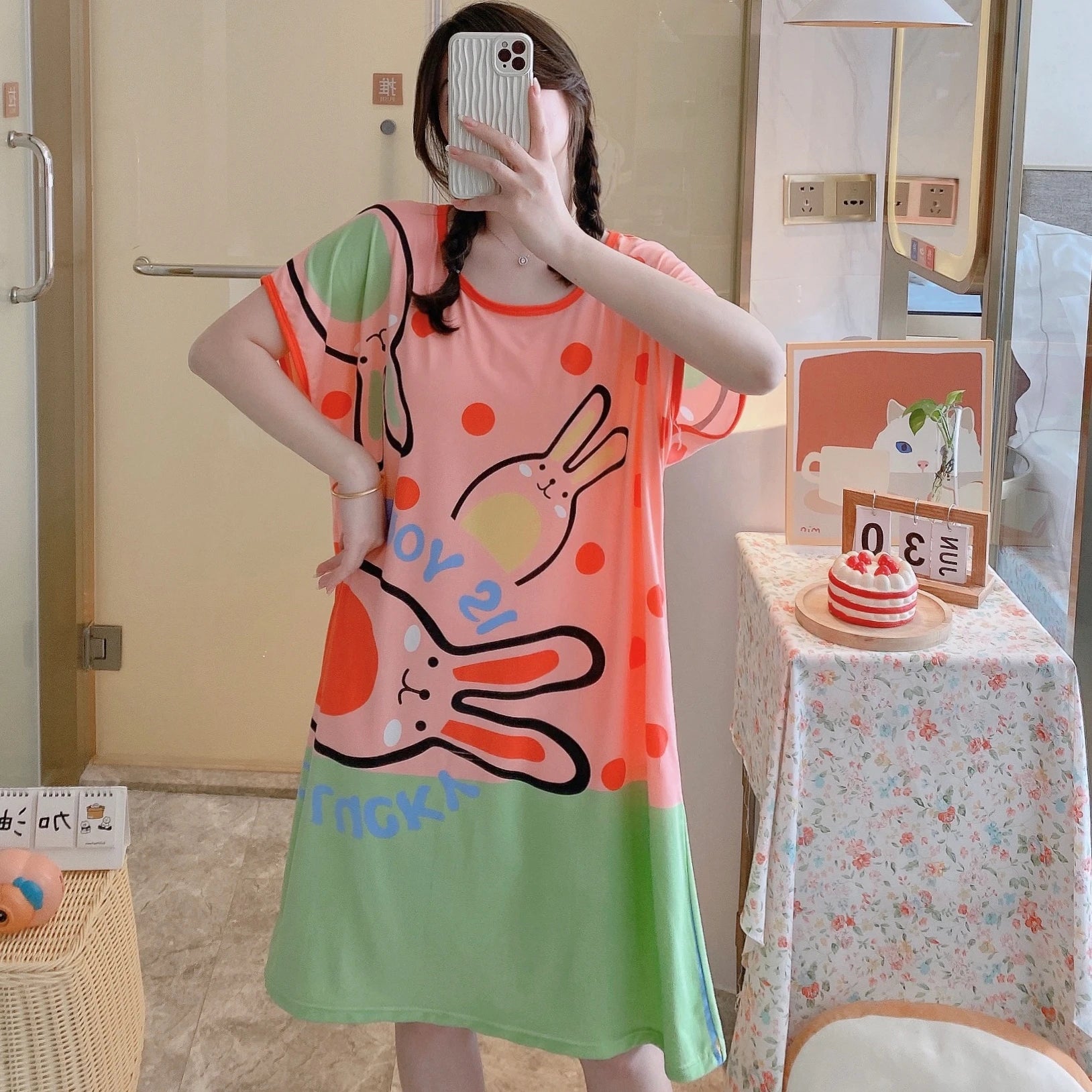 Women's Home Wear, Polyester Pajama