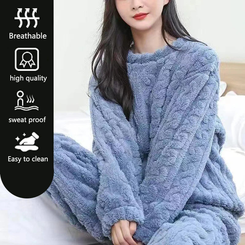 Warm Sleepwear Winter Women