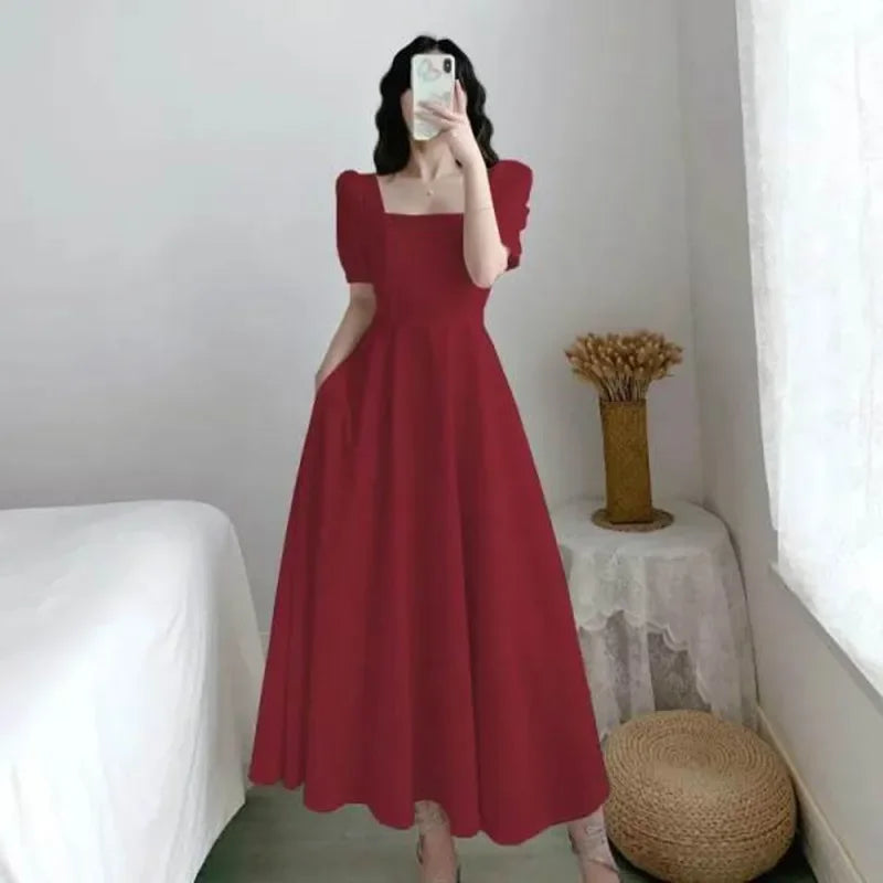 Women White Dress Style Long Skirt