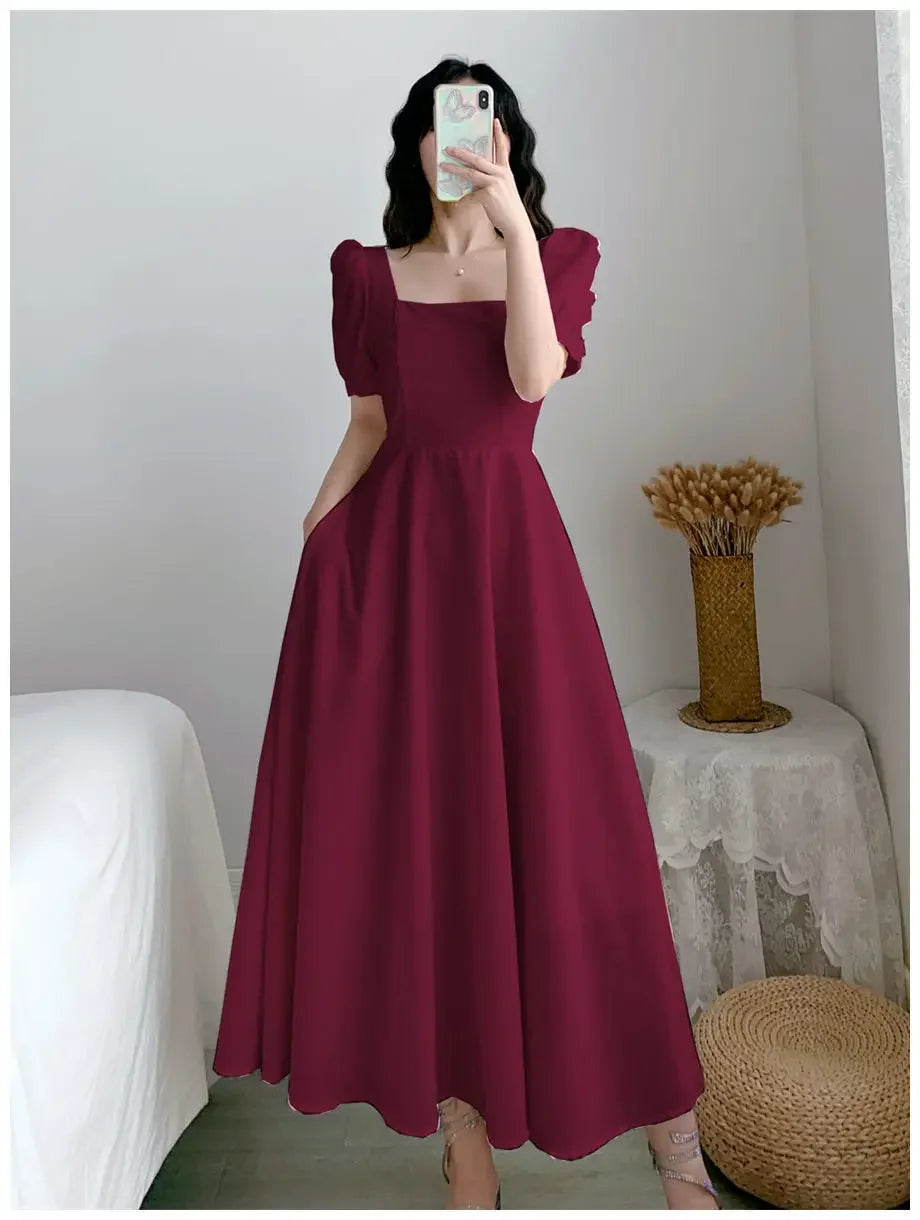 Women White Dress Style Long Skirt