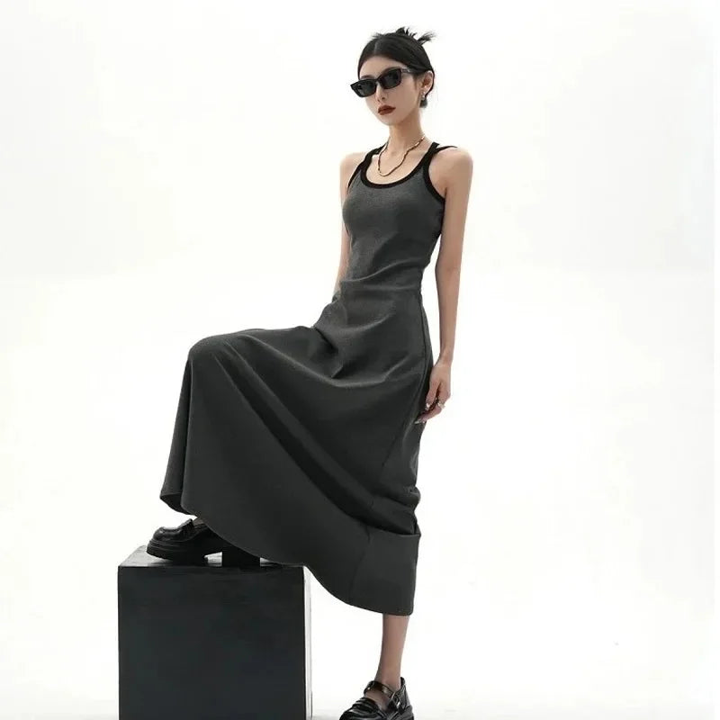 New Fashion Summer Black Dress