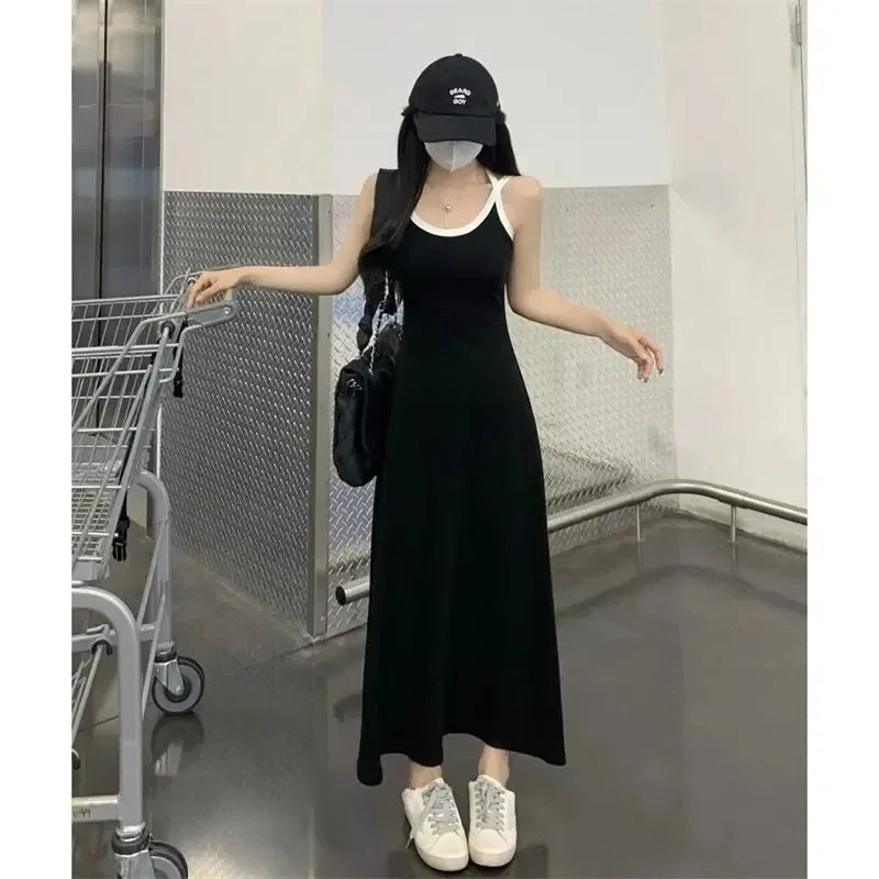 New Fashion Summer Black Dress