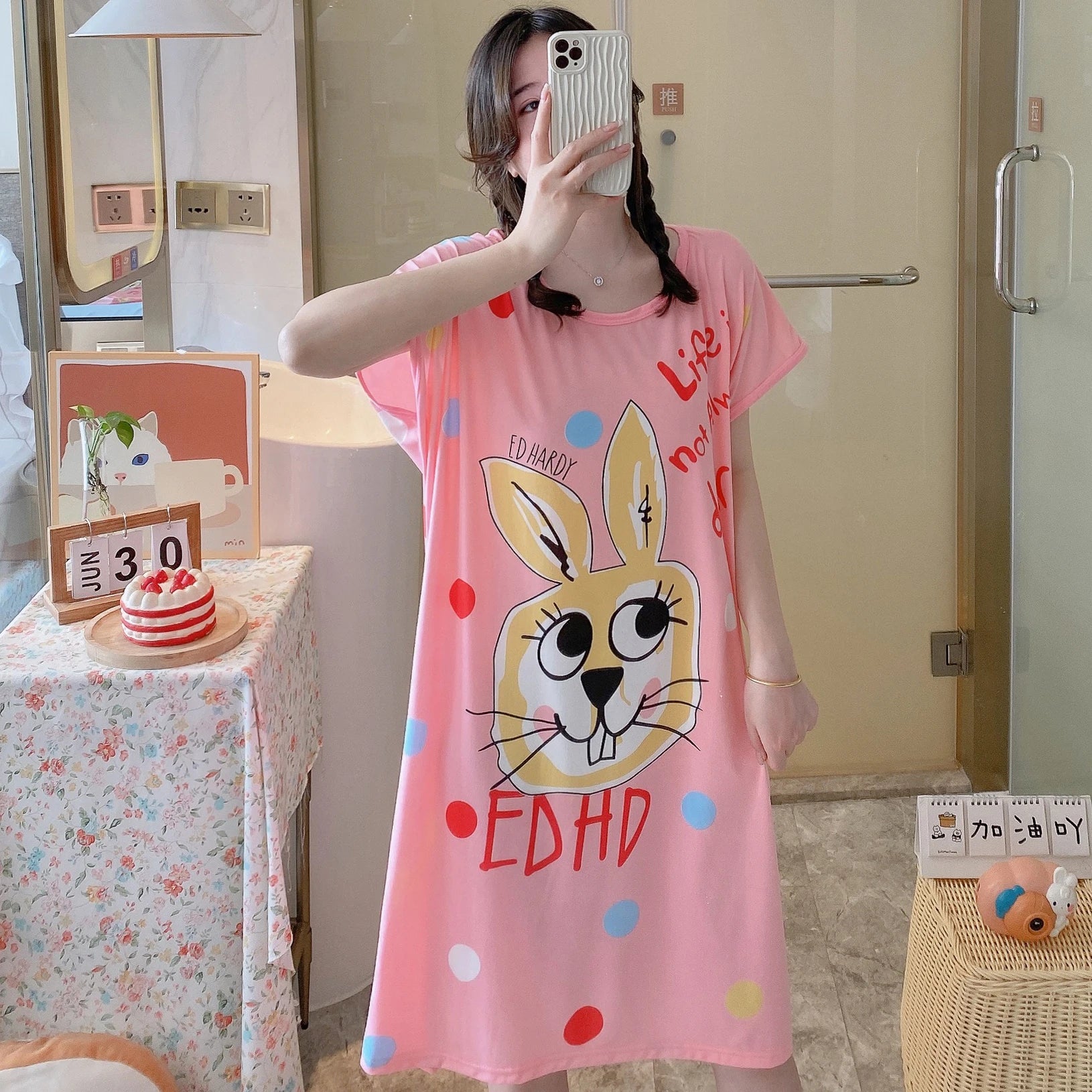 Women's Home Wear, Polyester Pajama