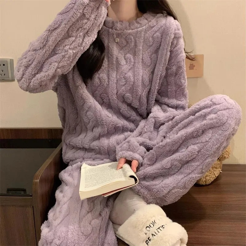 Warm Sleepwear Winter Women