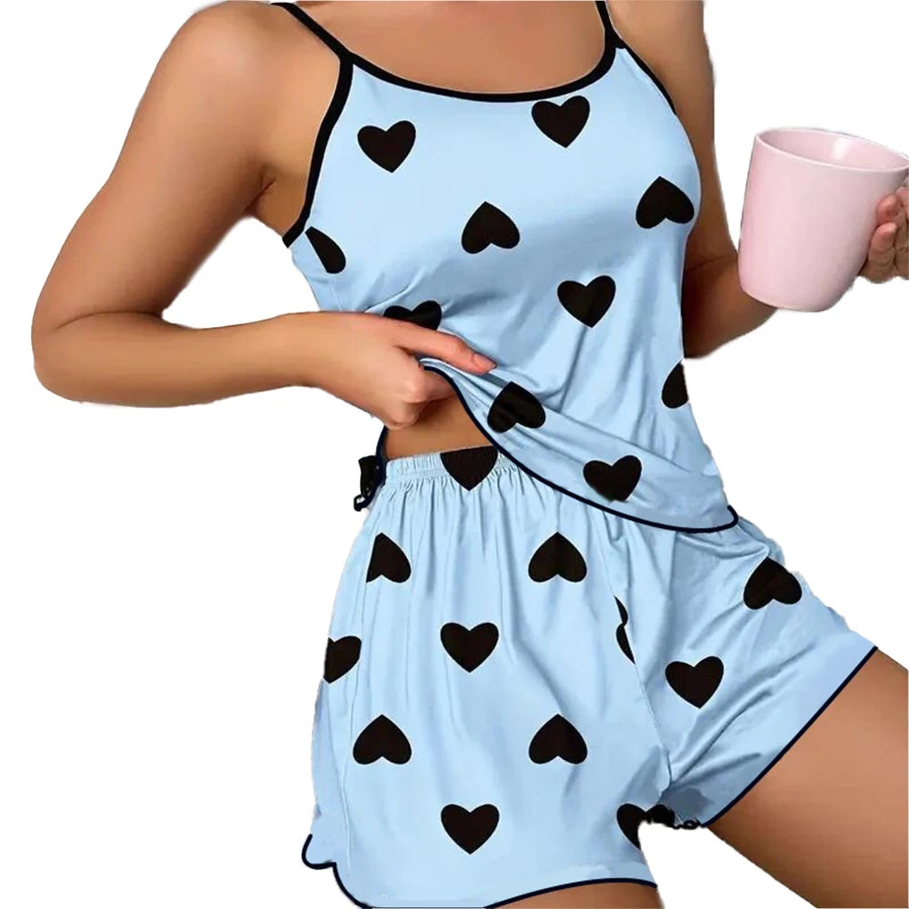 Women's Pajama  T-Shirts Shorts